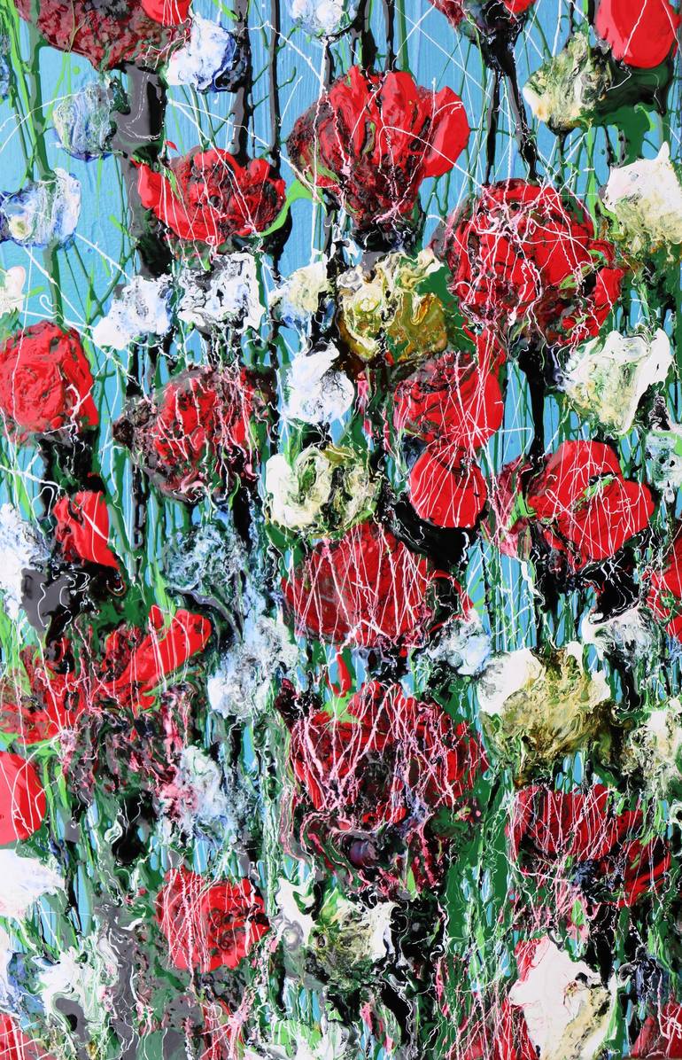 Original Floral Painting by Donatella Marraoni