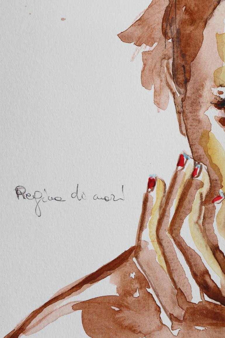 Original Abstract Expressionism Women Painting by Donatella Marraoni