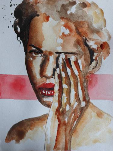 Original Illustration Women Paintings by Donatella Marraoni