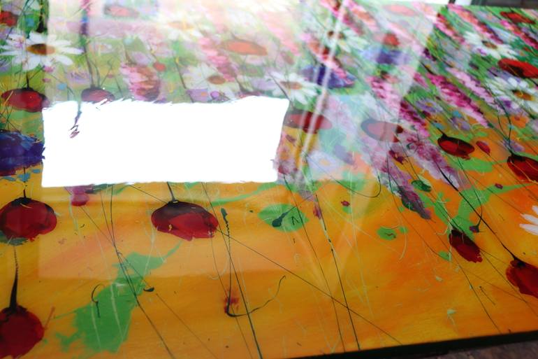 Original Abstract Expressionism Landscape Painting by Donatella Marraoni