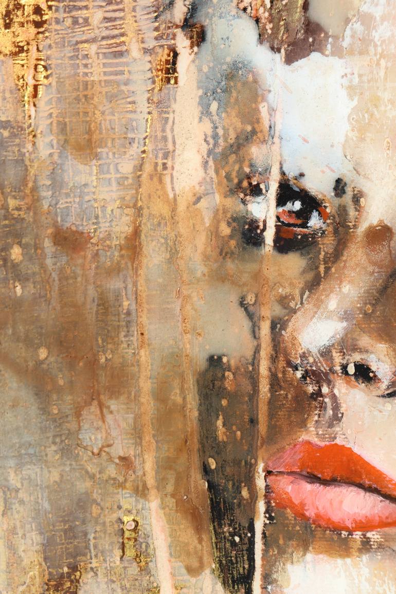 Original Abstract Expressionism People Painting by Donatella Marraoni