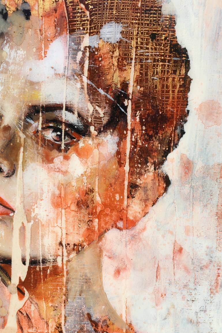 Original Abstract Expressionism People Painting by Donatella Marraoni