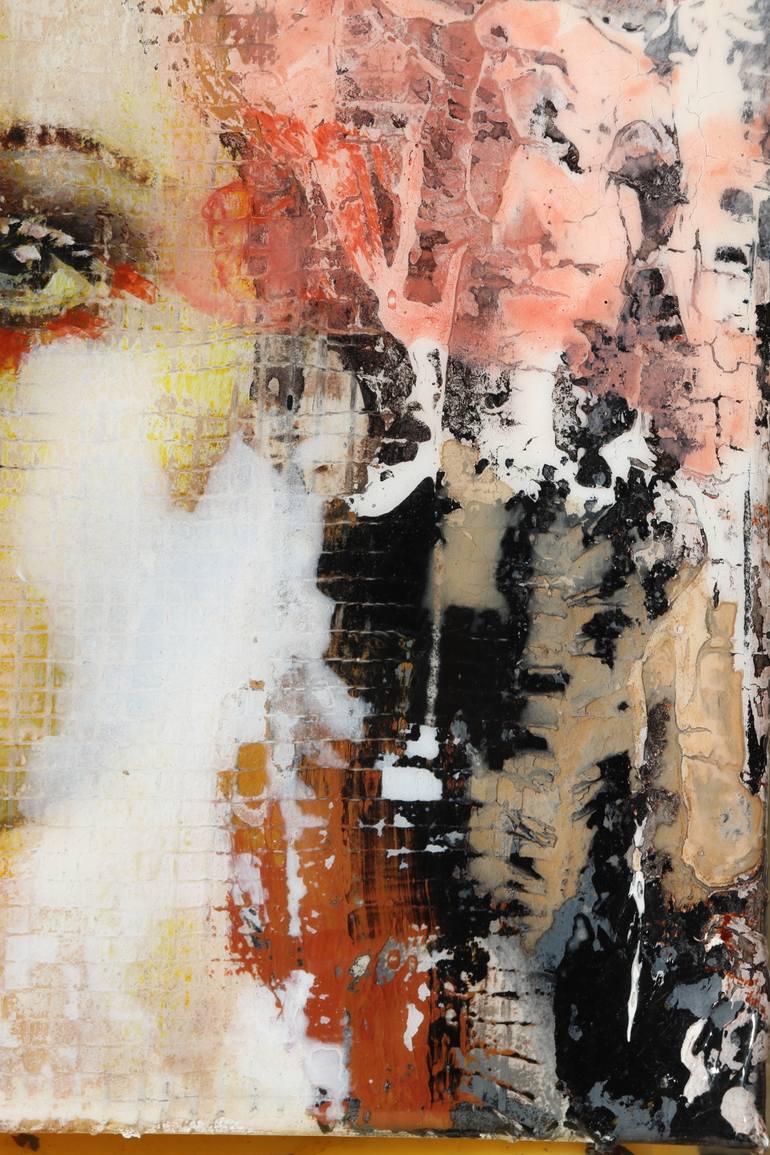 Original Abstract Expressionism People Painting by Donatella Marraoni