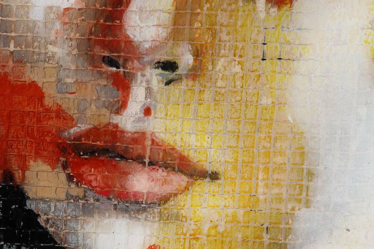 Original Abstract Expressionism People Painting by Donatella Marraoni