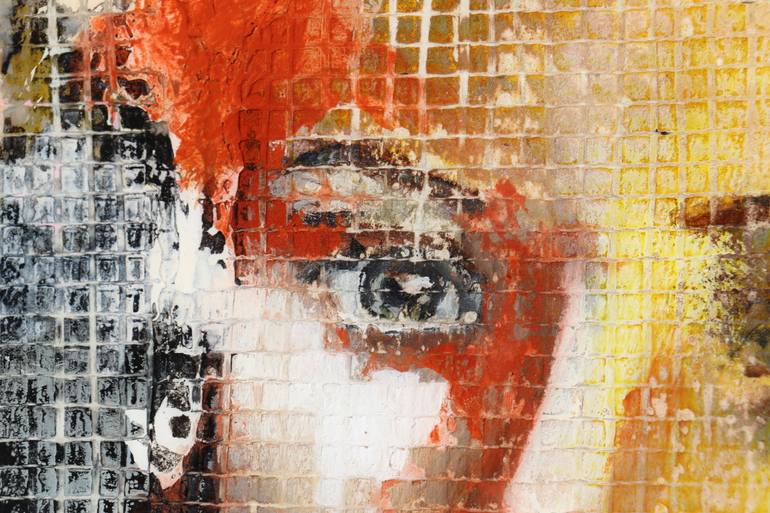 Original Abstract Expressionism People Painting by Donatella Marraoni