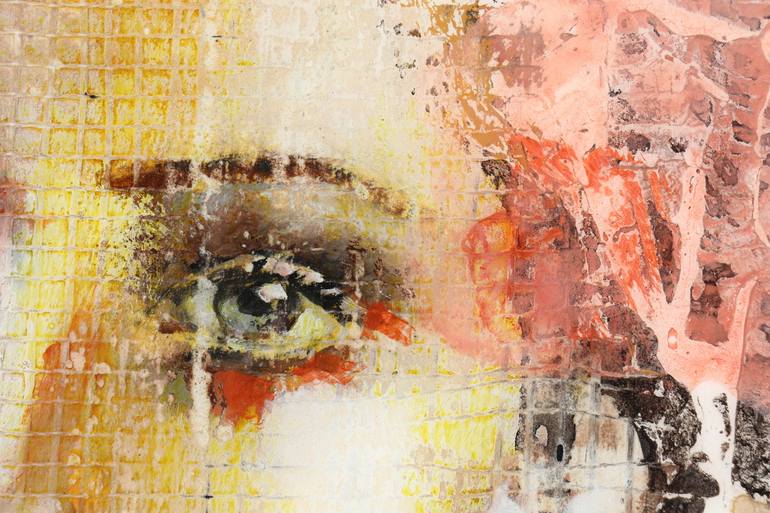 Original Abstract Expressionism People Painting by Donatella Marraoni