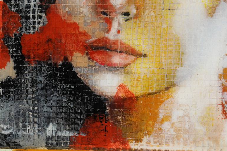 Original Abstract Expressionism People Painting by Donatella Marraoni