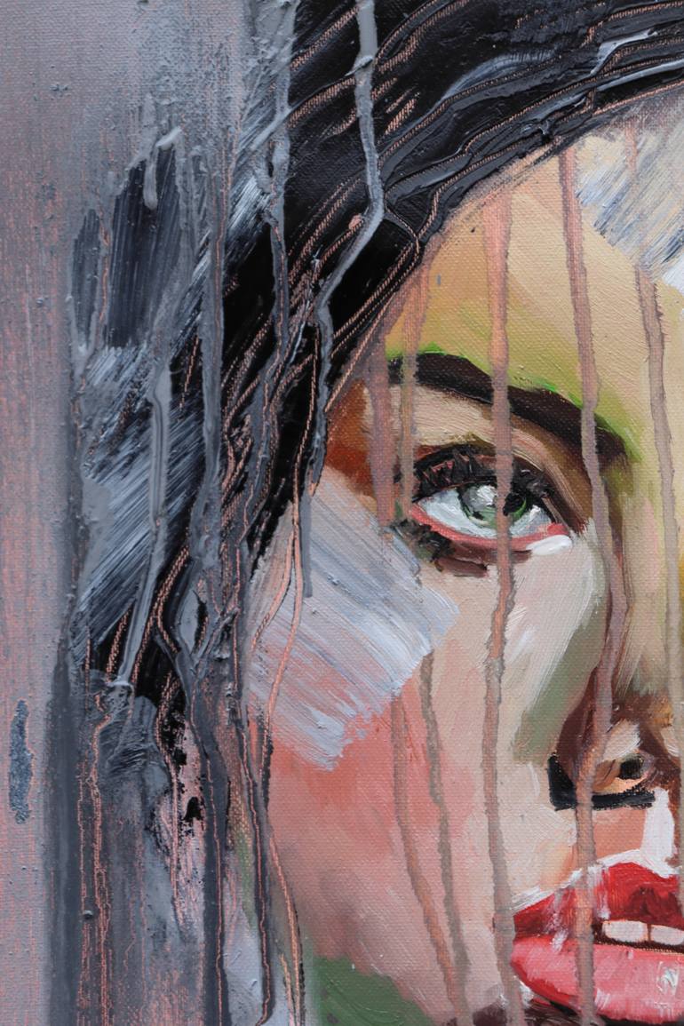 Original Abstract Expressionism Women Painting by Donatella Marraoni