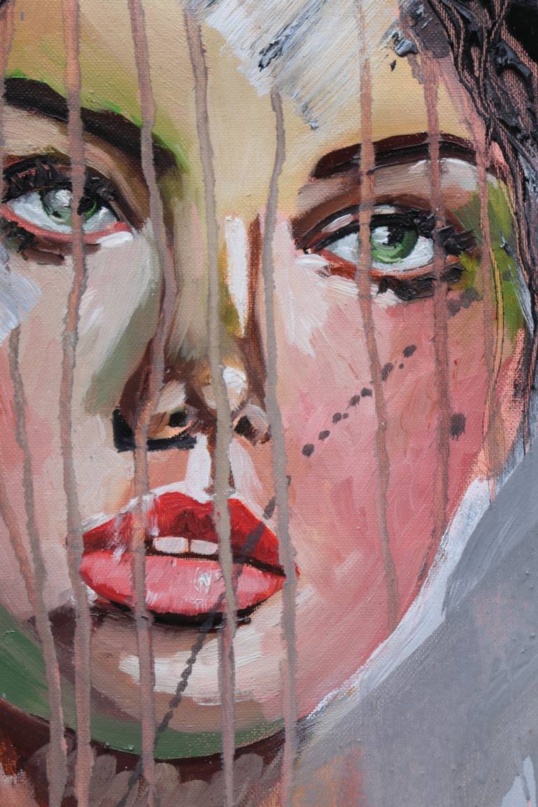 Original Abstract Expressionism Women Painting by Donatella Marraoni