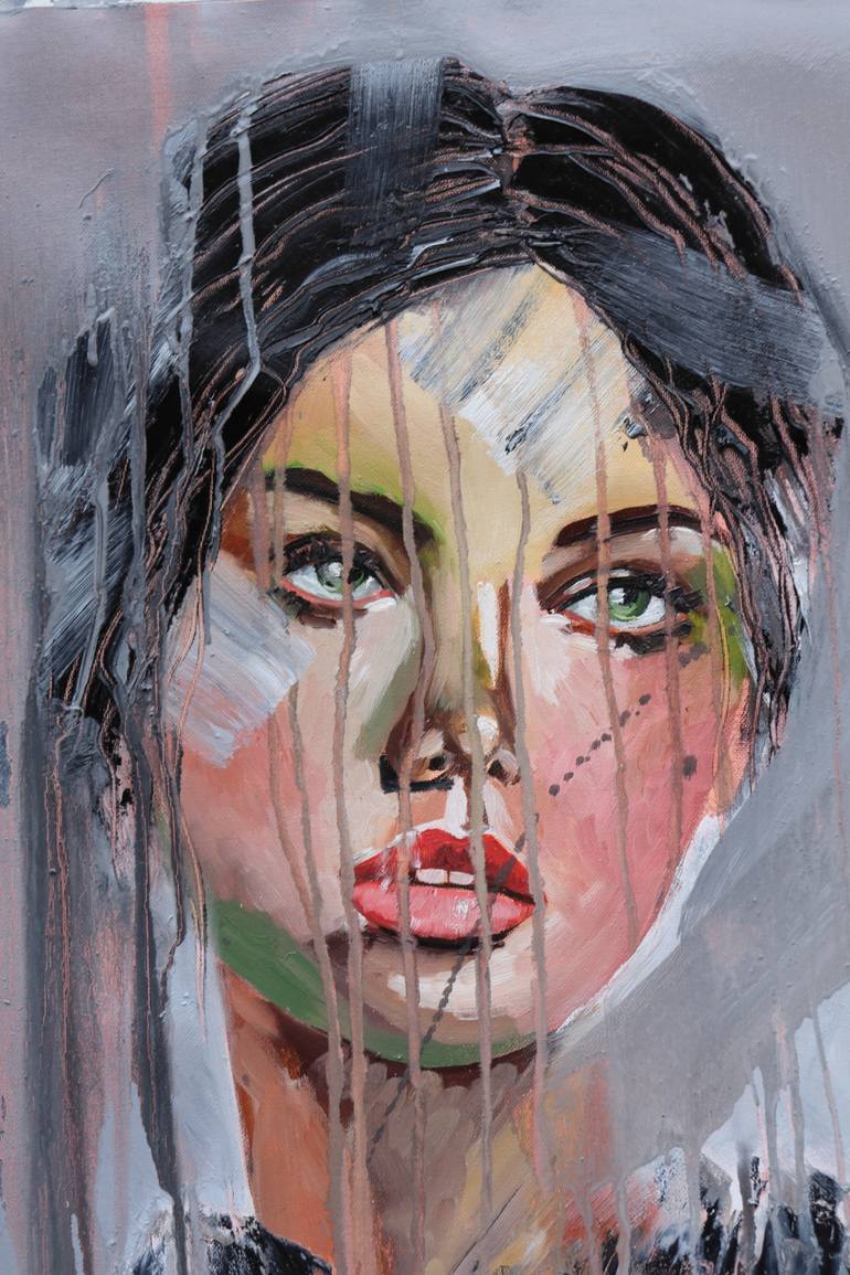 Original Abstract Expressionism Women Painting by Donatella Marraoni