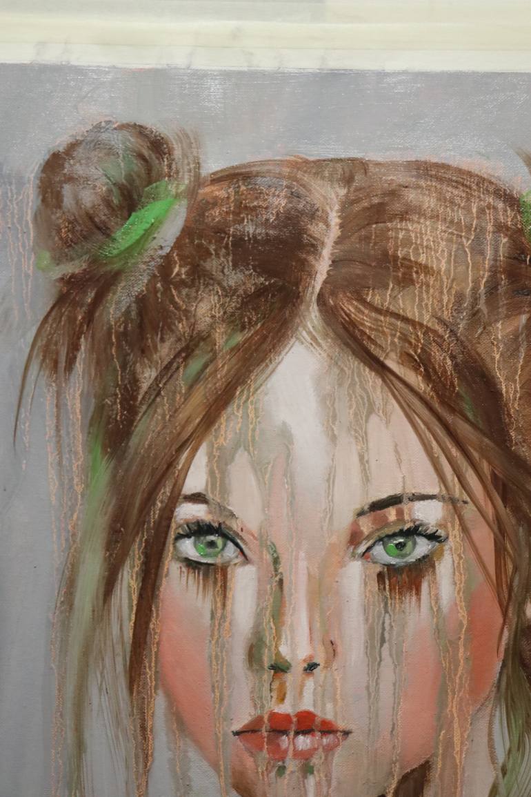 Original Abstract Expressionism Women Painting by Donatella Marraoni