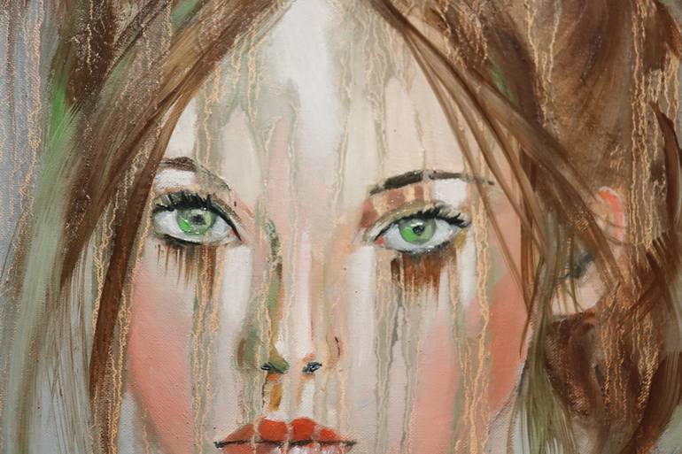 Original Abstract Expressionism Women Painting by Donatella Marraoni