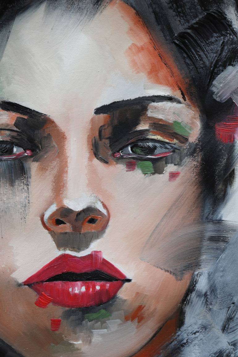 Original Abstract Expressionism Women Painting by Donatella Marraoni