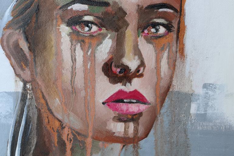 Original Abstract Expressionism Women Painting by Donatella Marraoni