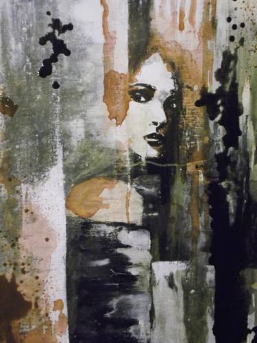 Print of Abstract Expressionism Women Paintings by Donatella Marraoni