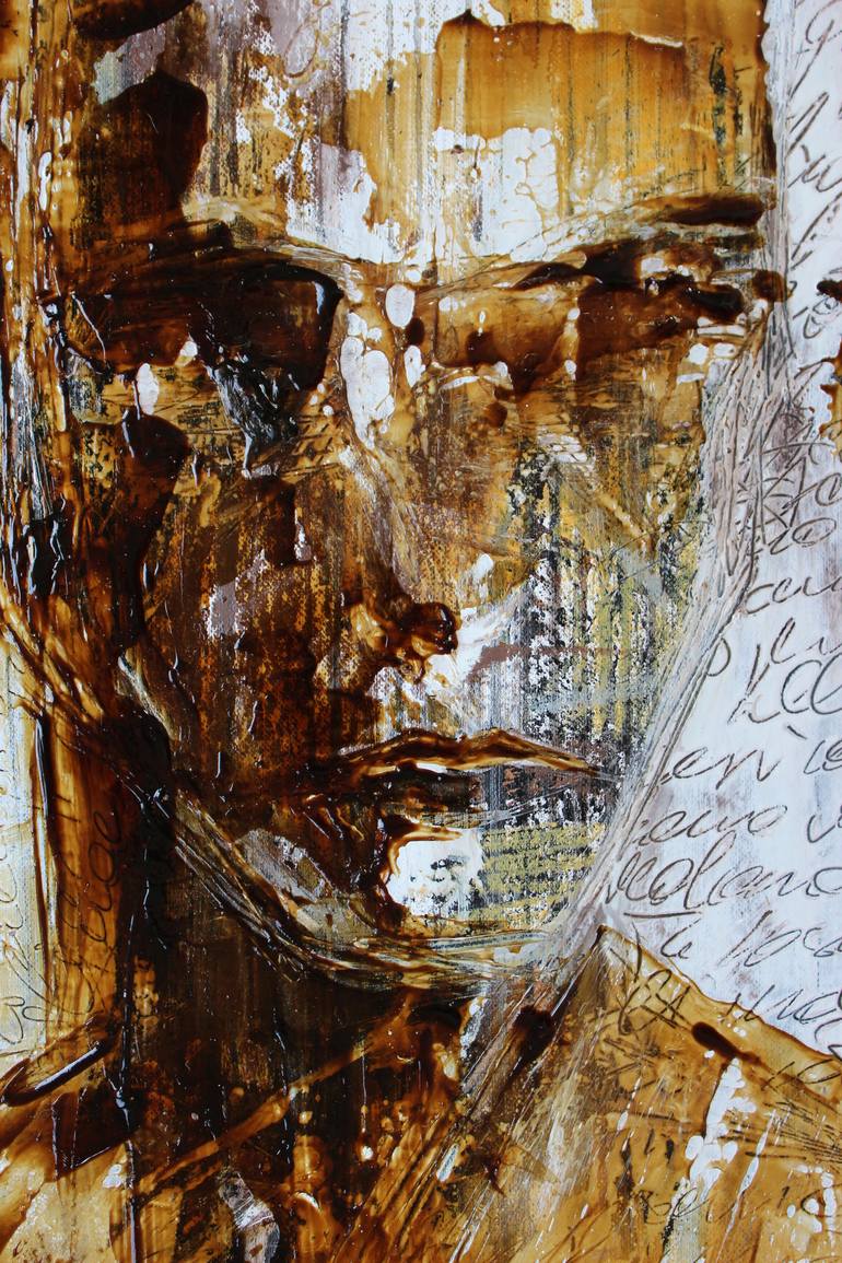 Original Portrait Painting by Donatella Marraoni