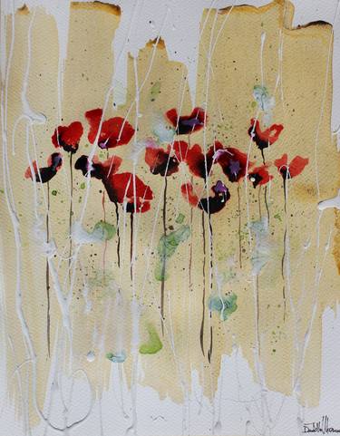 Original Floral Paintings by Donatella Marraoni