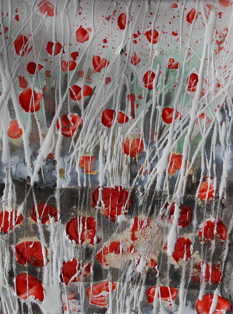 Poppies XII Painting by Donatella Marraoni | Saatchi Art