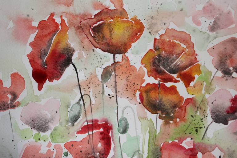 Original Floral Painting by Donatella Marraoni