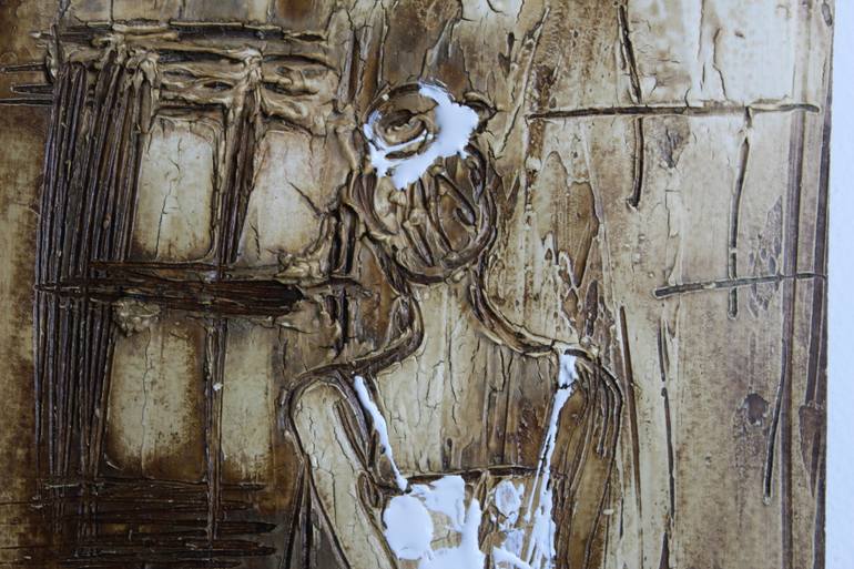 Original Abstract Expressionism Fashion Painting by Donatella Marraoni