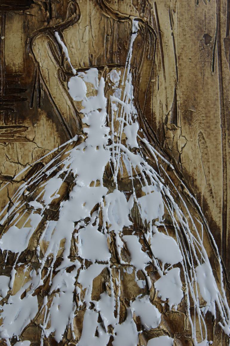 Original Abstract Expressionism Fashion Painting by Donatella Marraoni