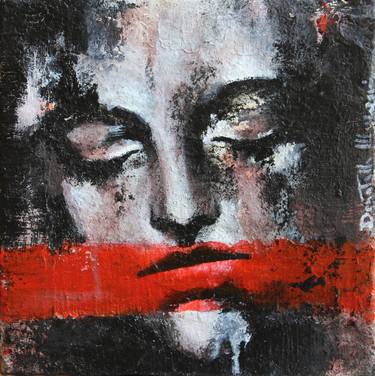 Print of Abstract Expressionism Portrait Paintings by Donatella Marraoni