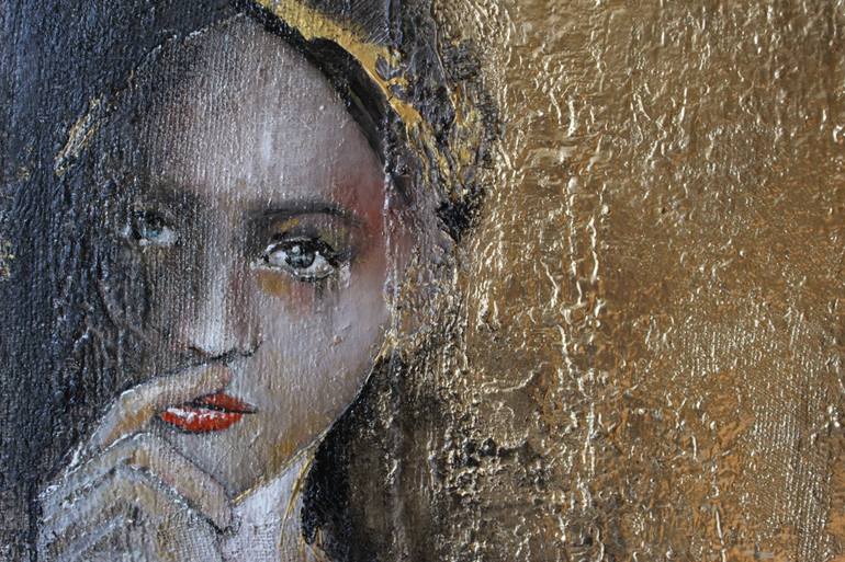 Original Portrait Painting by Donatella Marraoni