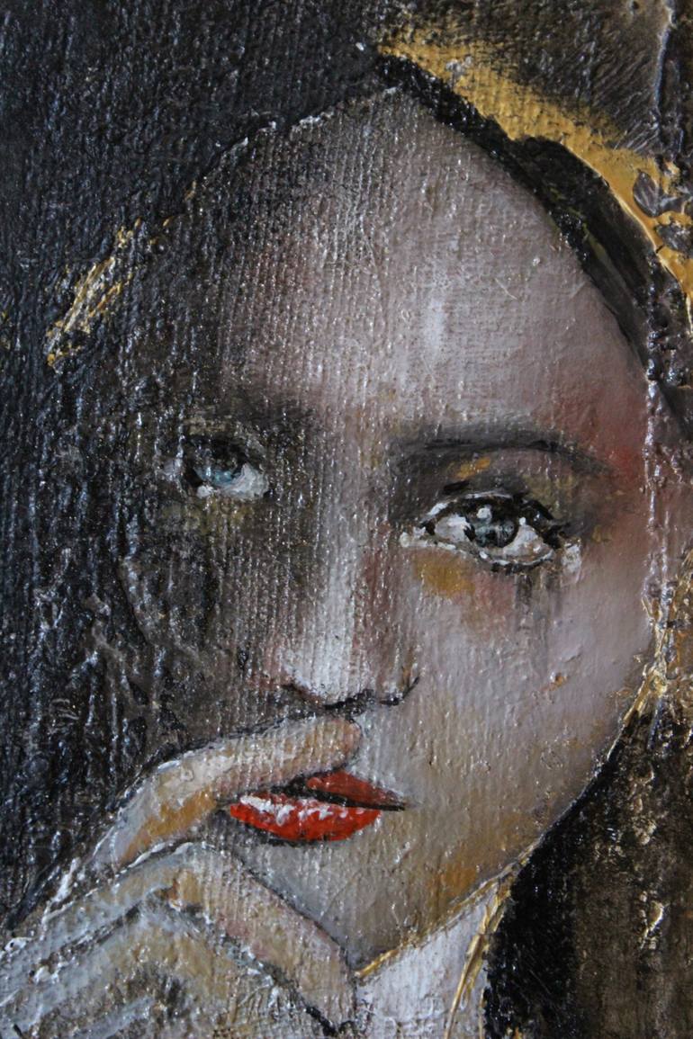 Original Portrait Painting by Donatella Marraoni