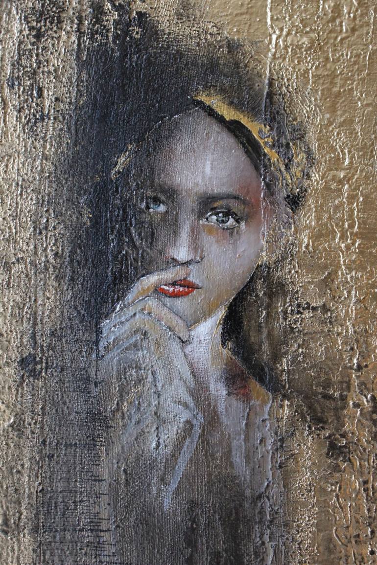 Original Portrait Painting by Donatella Marraoni