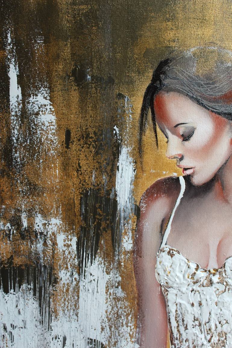 Original Abstract Expressionism Women Painting by Donatella Marraoni