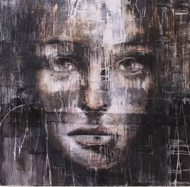Print of Abstract Expressionism Portrait Paintings by Donatella Marraoni