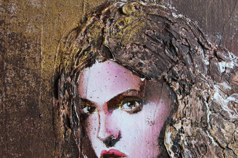 Original Abstract Expressionism People Painting by Donatella Marraoni