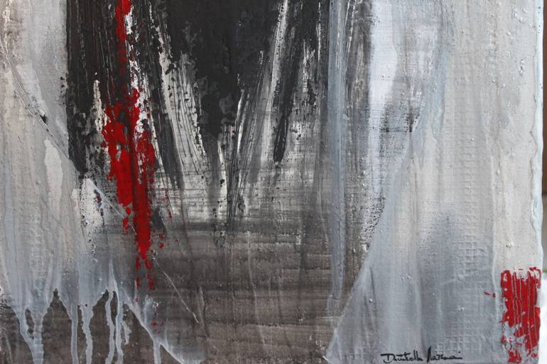 Original Abstract Expressionism People Painting by Donatella Marraoni