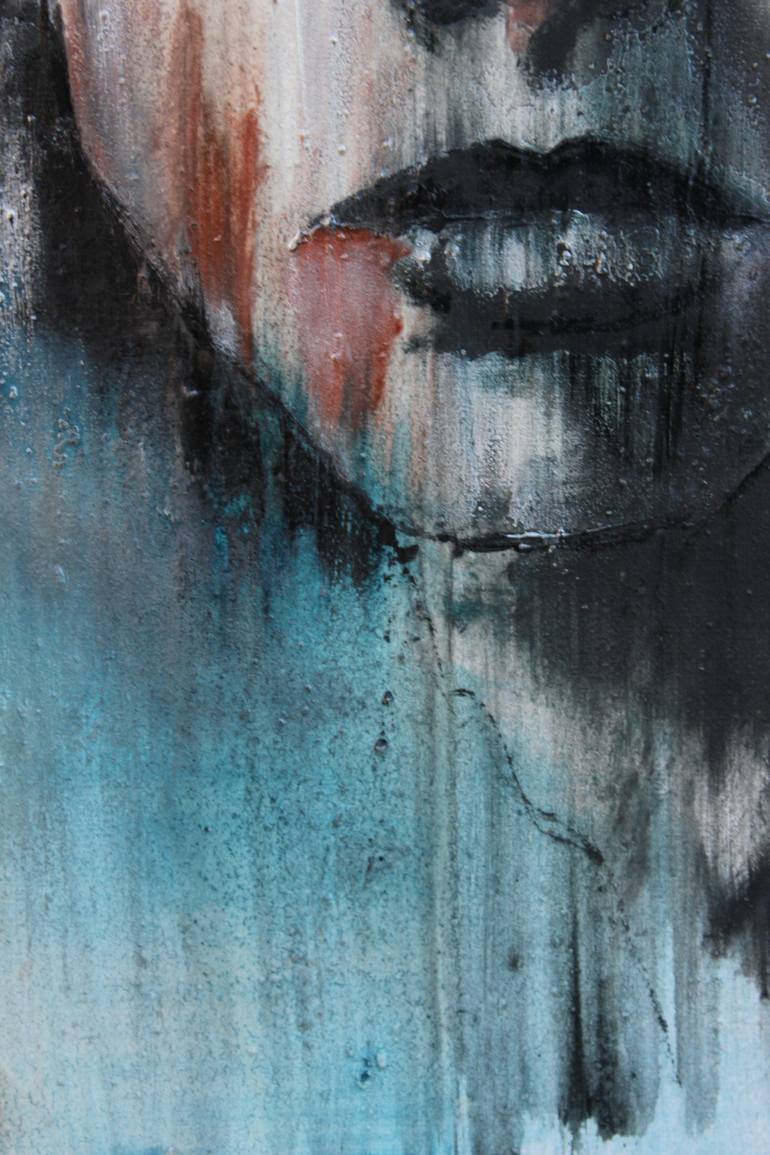 Original Abstract Expressionism People Painting by Donatella Marraoni