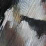 Painted on cardboard canvas with oil and cement....................