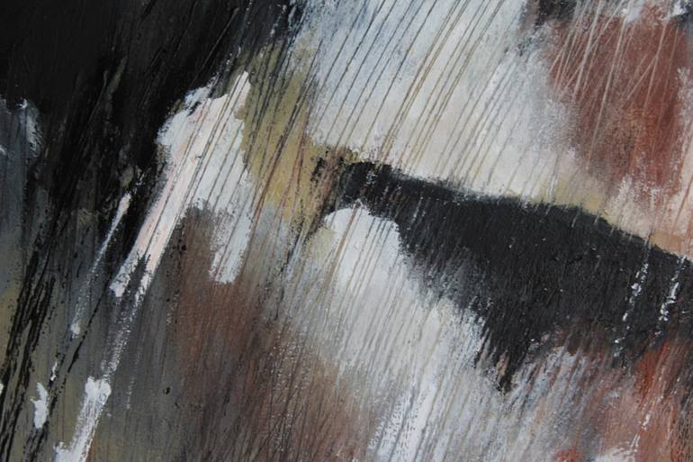 Original Abstract Expressionism Portrait Painting by Donatella Marraoni