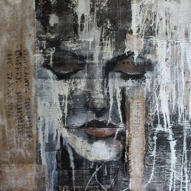 Print of Abstract Expressionism Portrait Paintings by Donatella Marraoni