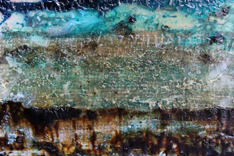 Original Abstract Expressionism Landscape Painting by Donatella Marraoni