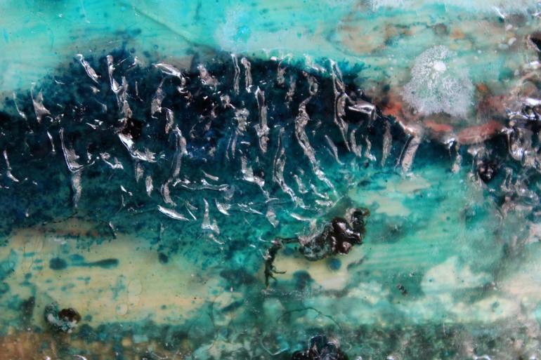Original Abstract Expressionism Landscape Painting by Donatella Marraoni