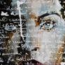 Painted on cardboard canvas with oil gloss and cement........................