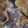 Painted on canvas with oil gloss and cement...............