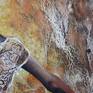 Painted on canvas with oil gloss and cement...............