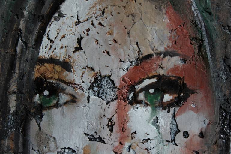 Original Abstract Expressionism People Painting by Donatella Marraoni