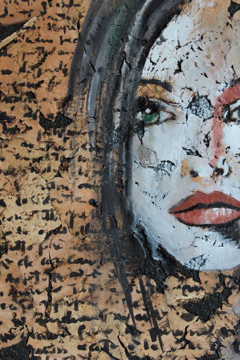 Original Abstract Expressionism People Painting by Donatella Marraoni