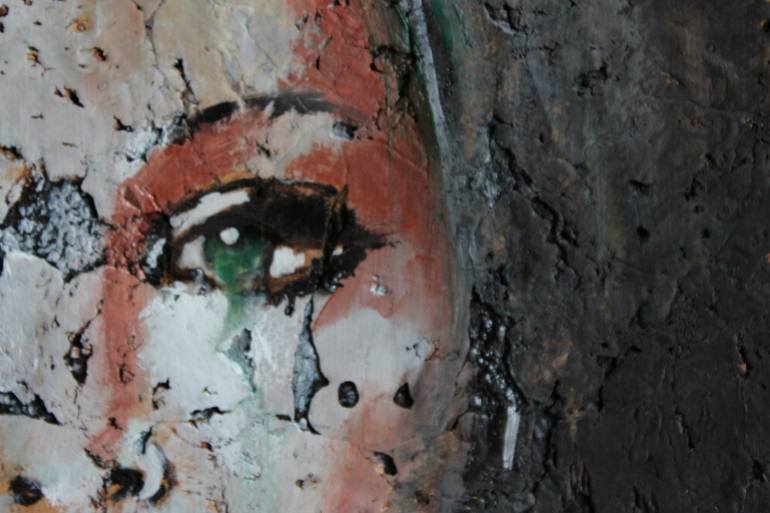 Original Abstract Expressionism People Painting by Donatella Marraoni