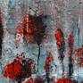 Painted on canvas with oil gloss and cement...................