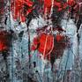 Painted on canvas with oil gloss and cement...................