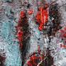 Painted on canvas with oil gloss and cement...................