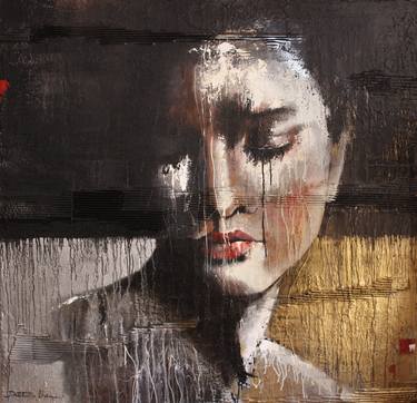 Print of Portrait Paintings by Donatella Marraoni