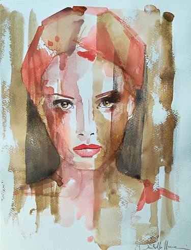 Original Abstract Expressionism Portrait Paintings by Donatella Marraoni